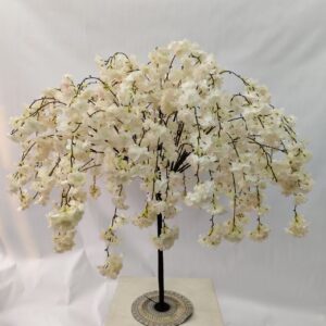 Home white leaf arch