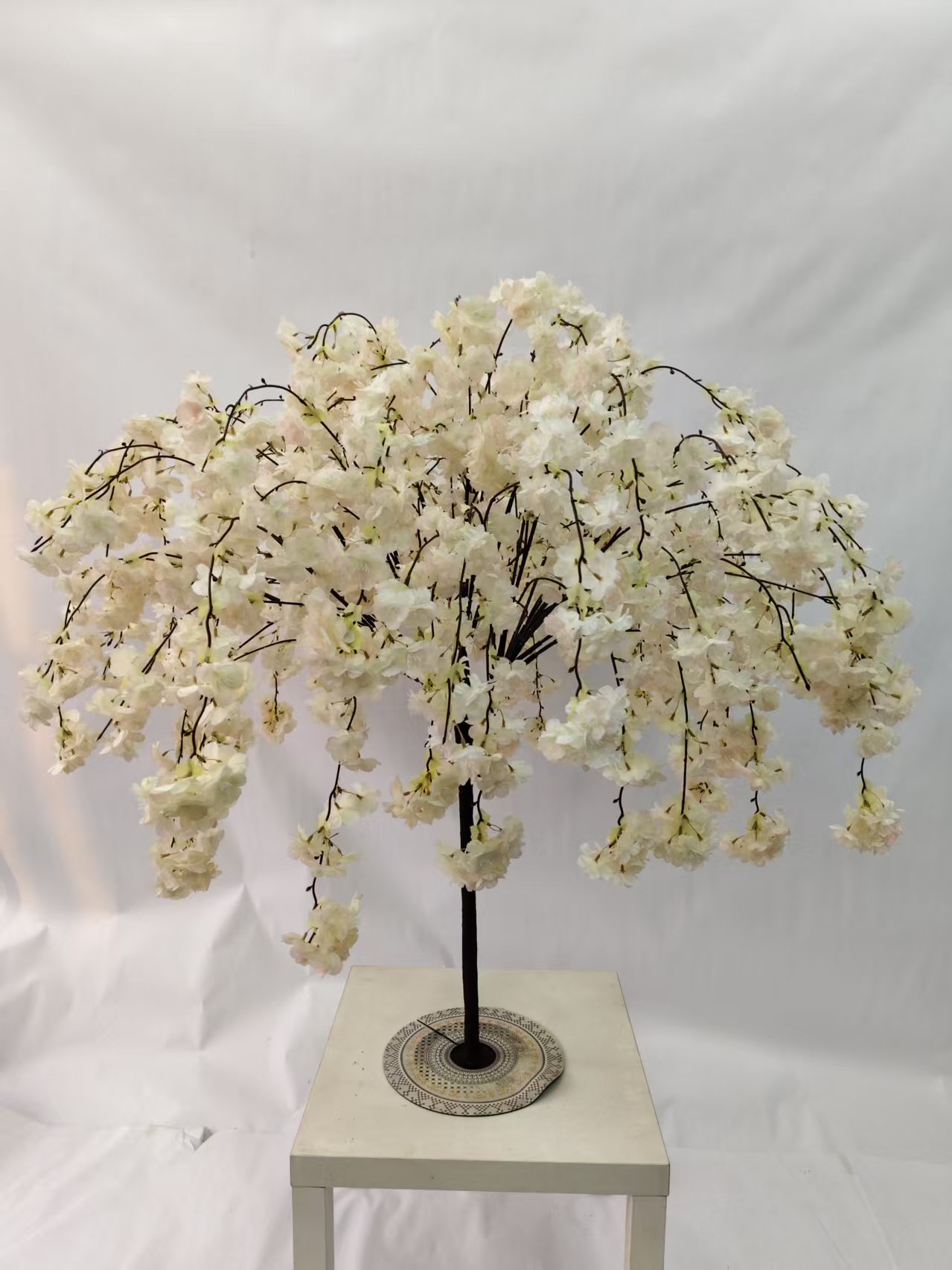 white leaf arch white leaf arch